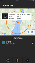 Carte & distance restante